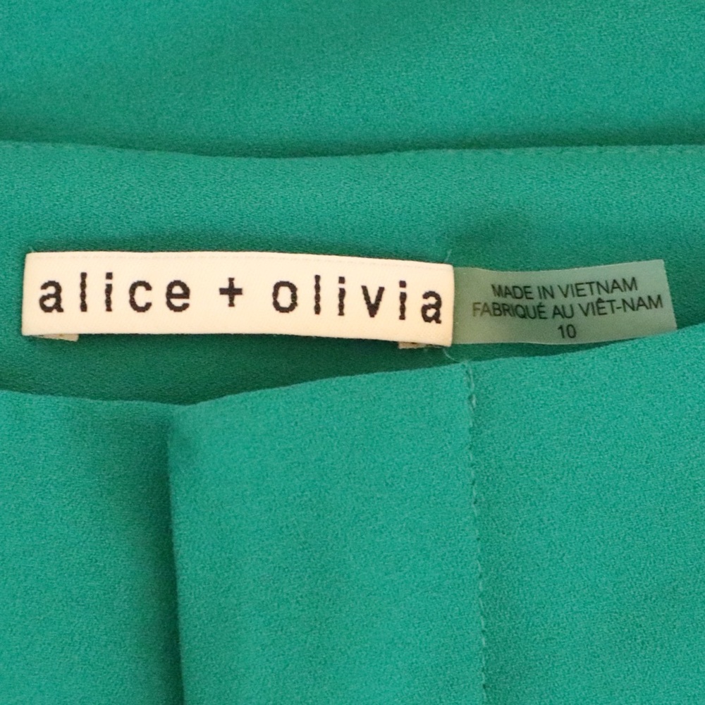 ALICE + OLIVIA Dylan High Waisted Wide Leg Pants - Picture 10 of 11